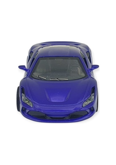 Çek Bırak Araba Metal - 6636-68m - Mavi Mavi