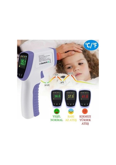 Prexiso Pit 20 İnfrared Temassız Ateş Ölçer Dijital Termometre