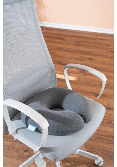 Visco Önü Açık Oturma Simidi Kuyruk Sokumu Visco Yastığı Oturma Minderi 43x43x9 Cm