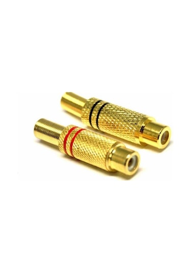 Electroon Rca Dişi Tos Jak Fiş Metal 20 Adet