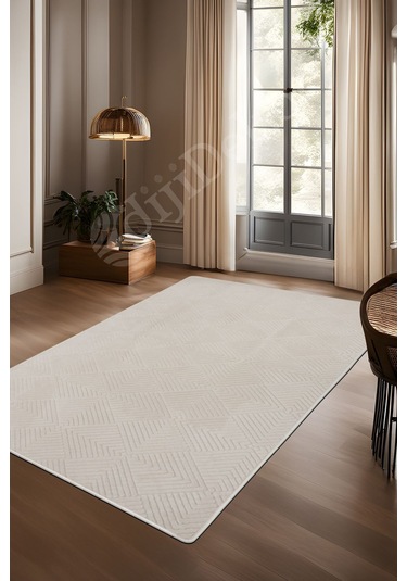 Avangard Halı Pramit Krem Salon Koridor Antre Mutfak Halısı S...