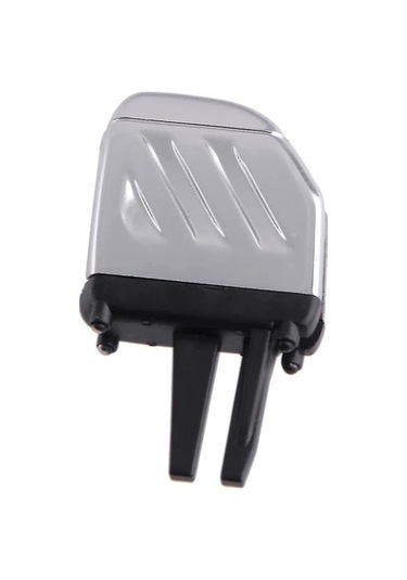 Novahub 4 Adet Abs Metal Klima Hava Çıkışı Klipsi, Land Rover Freelander 2 İçin Gümüş-siyah