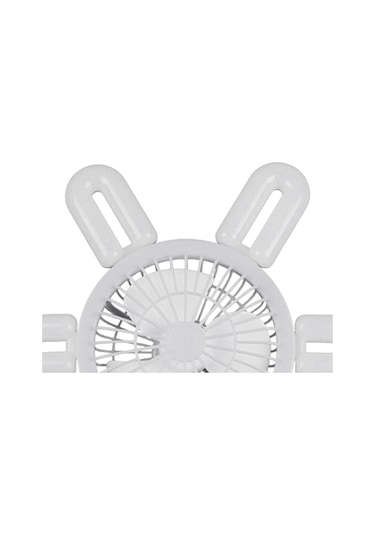 Suntek E27 Soket Fan Işık Küçük Tavan Vantilatörü Beyaz