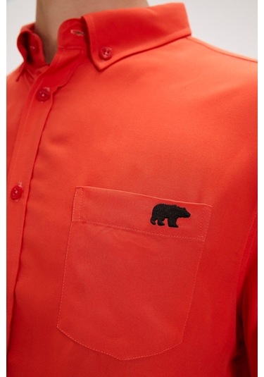 Bad Bear Frank Erkek Gömlek-6413 Ginger Narçiçeği