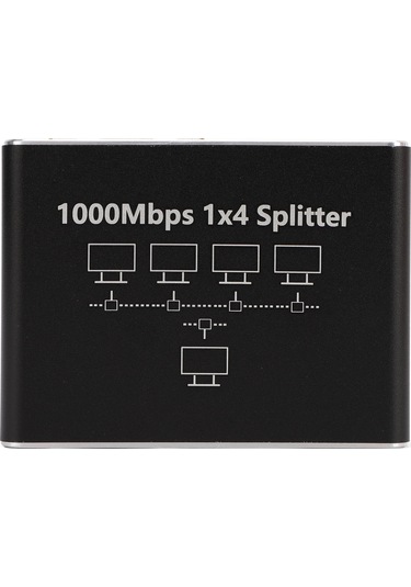 Xindoker 1000mbps Ethernet Anahtarı 1 Giriş 4 Çıkış - Usb-c Beslemeli, Cat6/7/8 Uyumlu, 4 Cihaz Eşzamanlı Bağlantı, Ev/ofis Ağ Genişletici