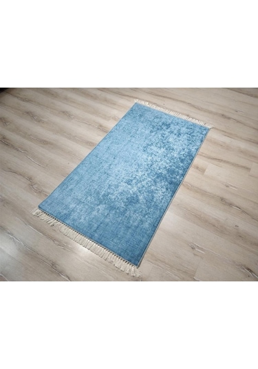 Yamalıhome Style K1003 Kırık Mavi 80X150 Cm Baskı Kilim