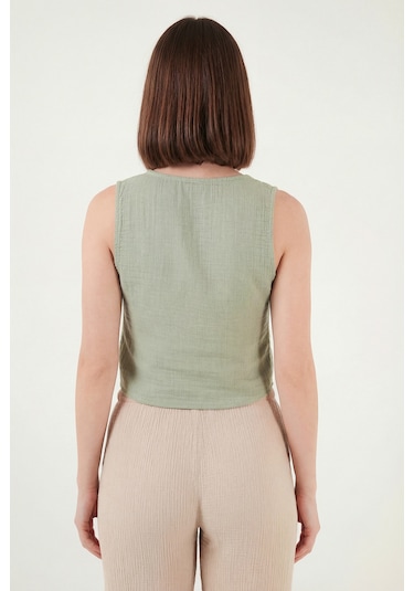 Lela Bayan Yelek 5866661 Olive