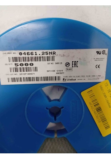 04661.25nr Littelfuse 1.25 A 63 V Ac 1206 10 Adet