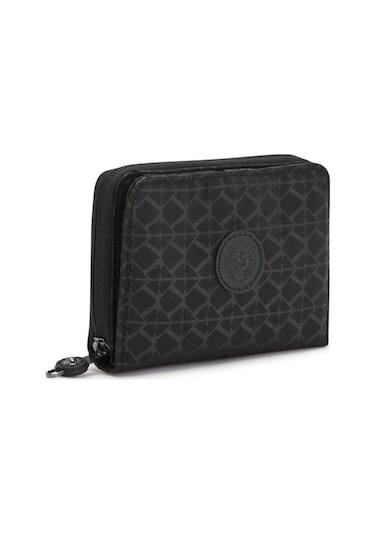 Kipling Kıplıng Money Love Cüzdan Orta Boy Siyah Sıgnature Emb Siyah