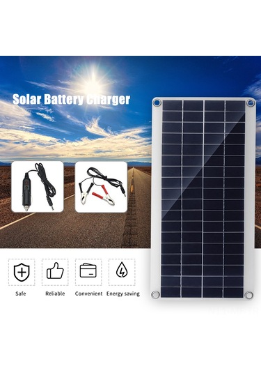 İkili Usb Portlu Güneş Paneli Yüksek Verimli Polikristal Silikon Güneş Hücresi Dıy Kamp Güç Şarj Cihazı İphone İle Uyumlu