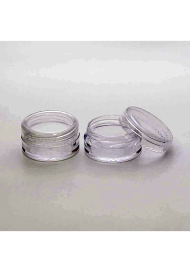 Krem Kutusu 5 Ml 20 Adet Boş Şeffaf Plastik Şişe