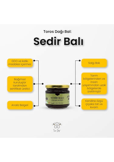 Toros Dağı Toros Bal Süzme Sedir Balı 400 G
