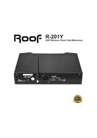 Roof R-201y Uhf Wireless Telsiz Yaka Mikrofonu