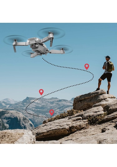 4 K Akıllı Hd Çift Kamera İle1080 P Gerçek Zamanlı Drone