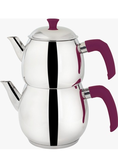 Fms Badem Orta Boy Çaydanlık - Mürdüm Mürdüm