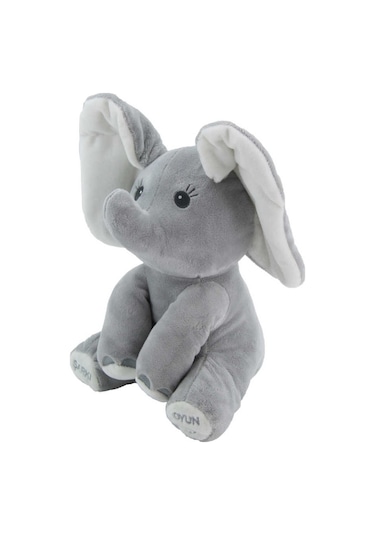 Babycim Cee Ee Oyuncu Fil Jumbo Eğitici Peluş Fil Sesli Hareketli