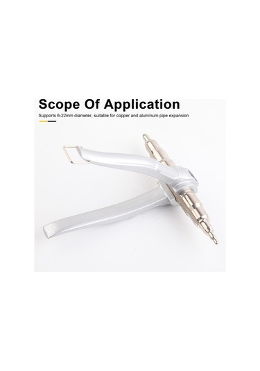 Ebitda Klima Bakımı İçin Ergonomik Çinko-demir Tüp Genişletici, Kaymaz Tutma Yüzeyli, 6-22mm Çap İçin