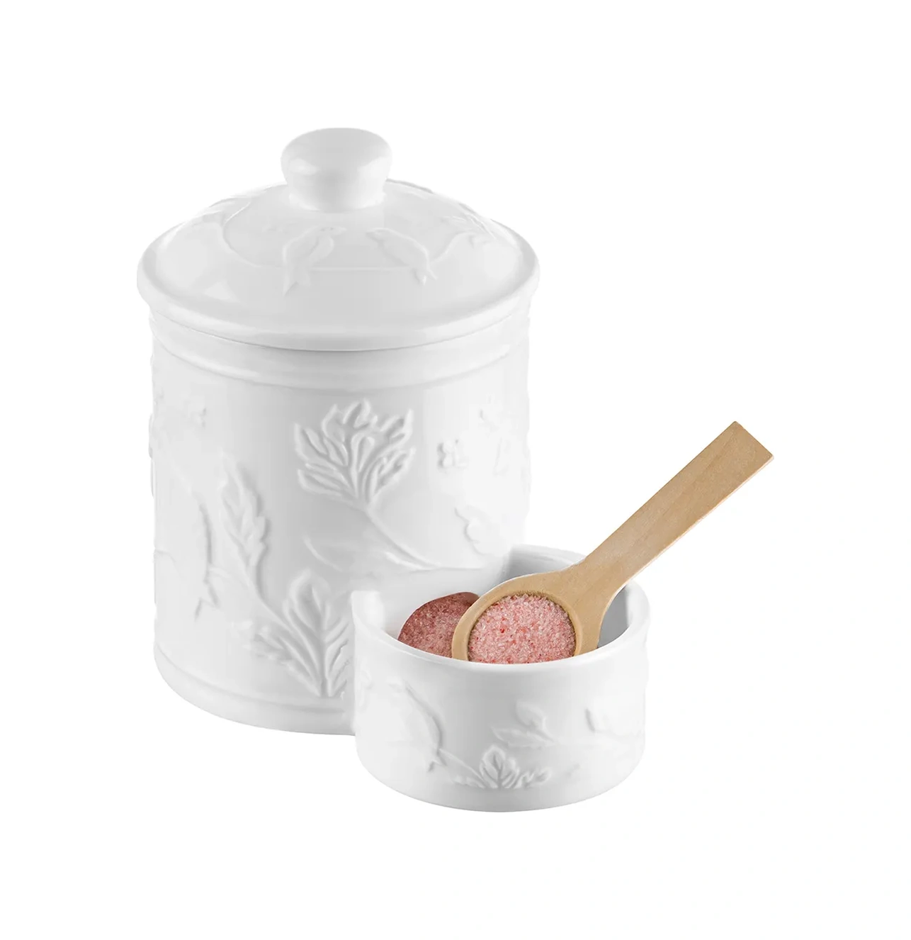 Elan Gallery Dökme Ürünler İçin Kavanoz "dal Üzerindeki Kuşlar", 500 Ml 161680200 Beyaz