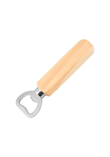 Ahşap Saplı Şişe Açacağı Çok Renkli