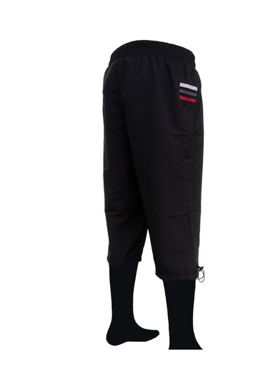 Erkek Siyah Çabuk Kuruma Özellikli Büyük Beden Kapri Edy2427S Siyah