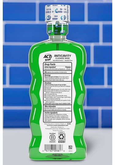 Act Kids Wild Watermelon Çocuklar İçin Ağız Bakım Suyu 500ml