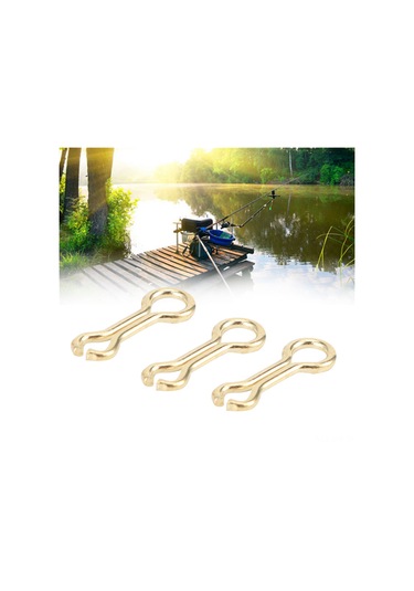 Geeroyoo Çelik Alloy Balıkçı Ipliği Gözü Sönümleyici 3 Paket 300 Adet - Hafif, Dayanıklı, Tuzlu Ve Tatlı Su Uygun - Küçük Boy