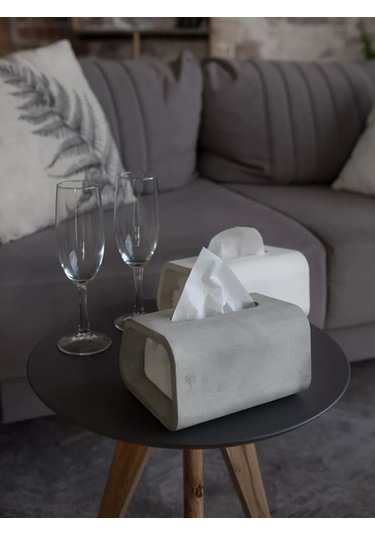 Green Story Masaüstü Dekoratif Peçetelik 244746895 Gri