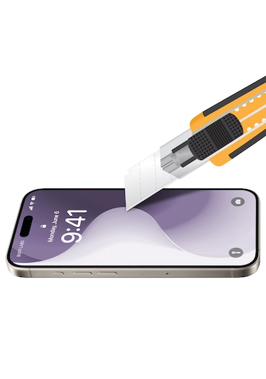 Buff Apple Uyumlu   iPhone 16 Plus 5d Easyfit 2 Adet Ekran Koruyucu