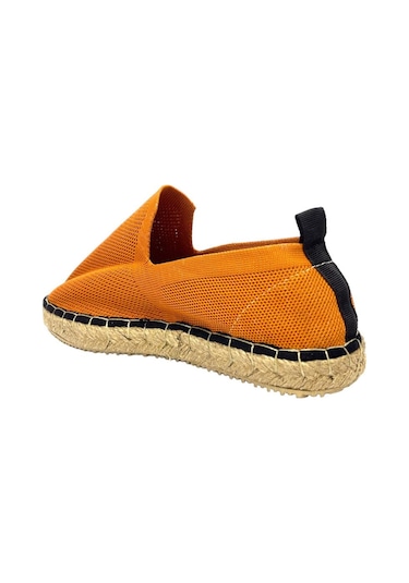 Unisex Turuncu Triko Espadril Turuncu