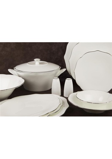 Mikasa Moor Bellini Platinum 74 Parça Yemek Takımı 12 Kişilik