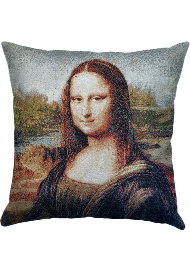 K28-Dokuma Goblen Kırlent Kılıfı