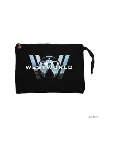 Westworld Siyah Clutch Astarlı Cüzdan / El Çantası