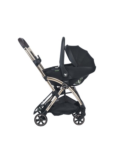 Merkür Bebe Ruby Tek Tuşla Otomatik Katlanan Kabin Boy I-size Travel Sistem Bebek Arabası Yeşil