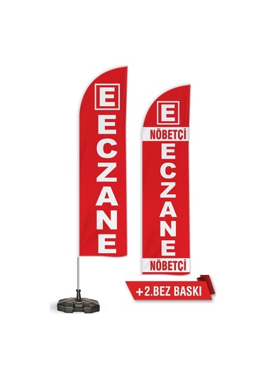 Eczane Yelken Bayrak + Nöbetçi Ecz. Baskısı V2