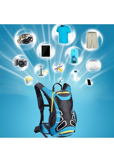 Lemestar Erkekler İçin 15l Su Geçirmez Bisiklet Çantası - Yük Azaltıcı, Günlük Komüt, Bisiklet Sürüşü Ve Dağcılık İçin Sırt Çantası Siyah Siyah