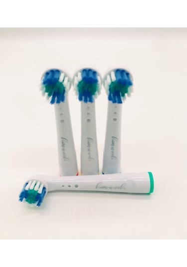 Hannah Şarjlı Diş Fırçası Başlığı 4'lü