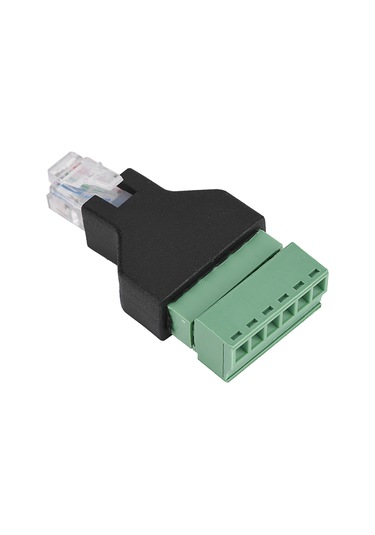 Lemestar Rj12 Erkek 6p6c'dan 6 Pin Vida Terminali Adaptörü - Dayanıklı Plastik, Güvenilir Bağlantı