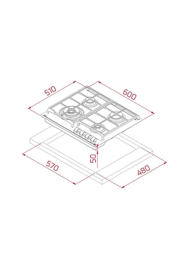 Teka GZC 64320 XBC ST Ankastre Ocak