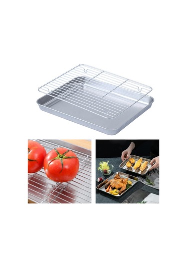 Suntek Magideal Restoran Için Raf Paslanmaz Çelik 22cmx17,5cm