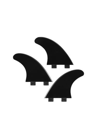 Vkemall G5 Tpu Kayak Ayakçıkları 3'lü Set - Esnek, Güvenli Kullanım - Sürf Tahtası Yerine Değiştirme Parçaları Siyah