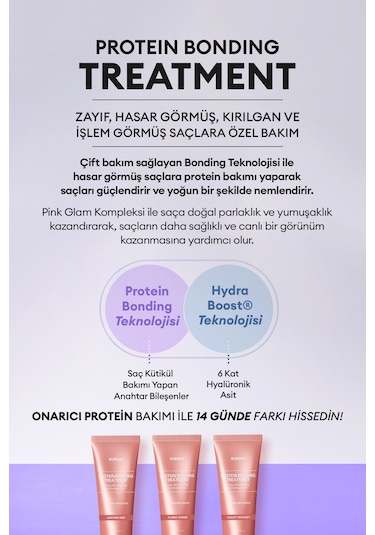 Yoğun Onarıcı Ve Isı Koruyucu Bakım Kremi Kundal Protein Bonding Treatment 250ml Ylang Ylang