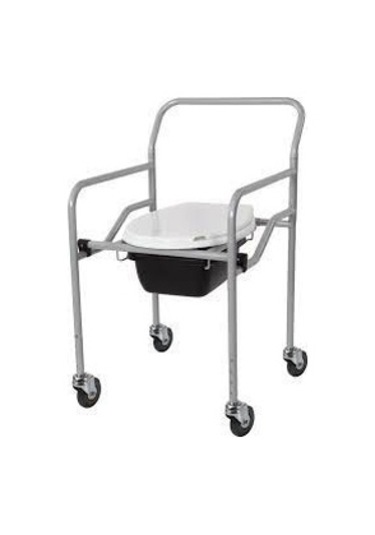 Loco Kt 771 Katlanır Tekerlekli Banyo Tuvalet Sandalyesi