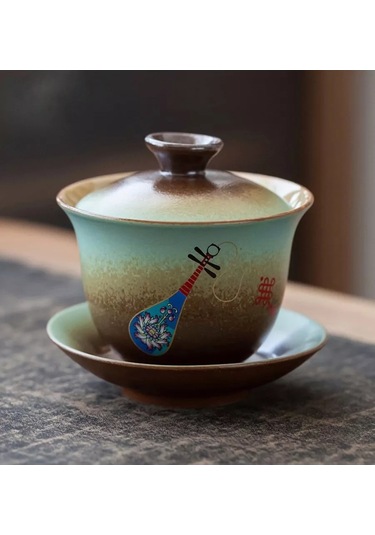 Peace Tea Çay Demliği Gaiwan 231843132 Turkuaz