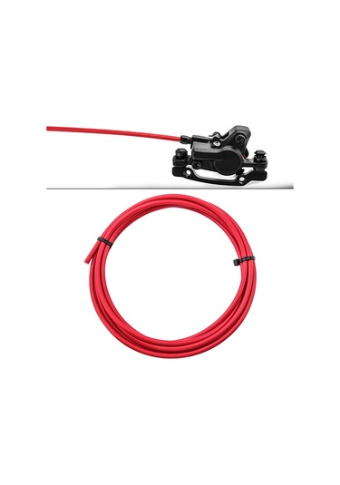 Dolıty Mtb Bisiklet Hidrolik Disk Fren Hortumu Kırmızı-3m-5mm Kırmızı