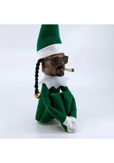 Snoop On A Stoop Noel Elf Bebek 216 Mor 3216 30cm