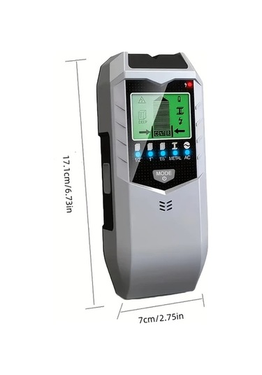 Motion003 Cııcıı 1 Adet Gümüşi Stud Finder Duvar Tarayıcısı 5in1 Dedektör Akıllı Mikro