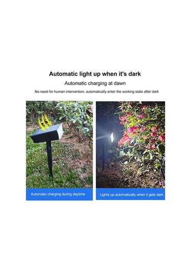 Ulzyvf Güneş Enerjili Bahçe Spot: Ayarlanabilir Işık & 2 Parlaklık Beyaz Beyaz