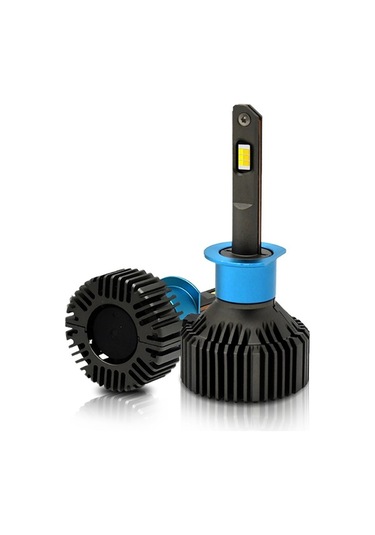 Pazly H1 Ip67 Su Geçirmez Araba Led Far Ampulü Gri