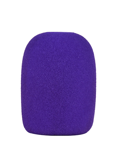 Xindoker Mor Renkli Mikrofon Muhafaza Kılıfı - Ktv Koroşet, Tekli Paketli, 76mm Yükseklik, Ses Kalitesi Sağlar