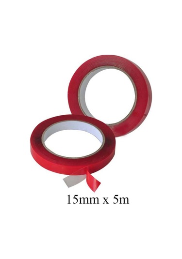 Çift Taraflı Silikon Şeffaf Bant 15 Mm X 5 M (260232226)